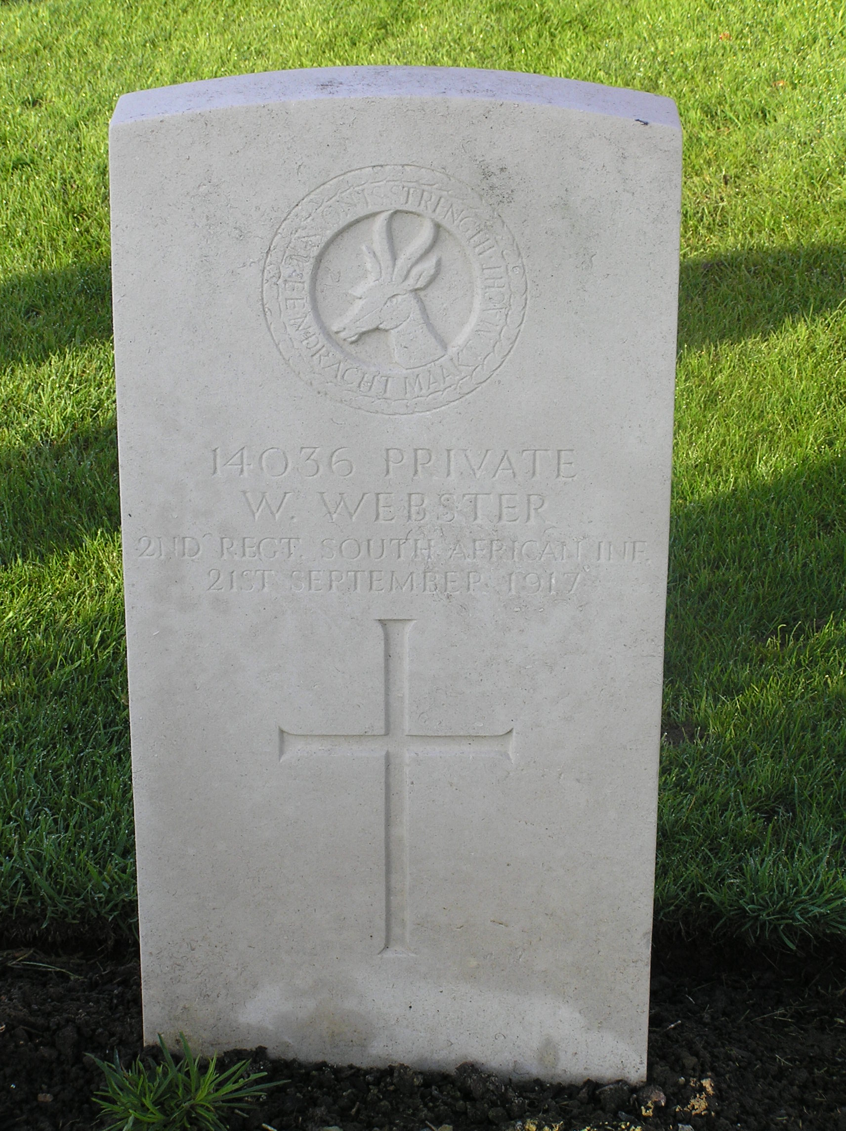 Photo from /search/photos/Belgium/Poperinge, West-Vlaanderen/NINE ELMS BRITISH CEMETERY/Webster_W.JPG